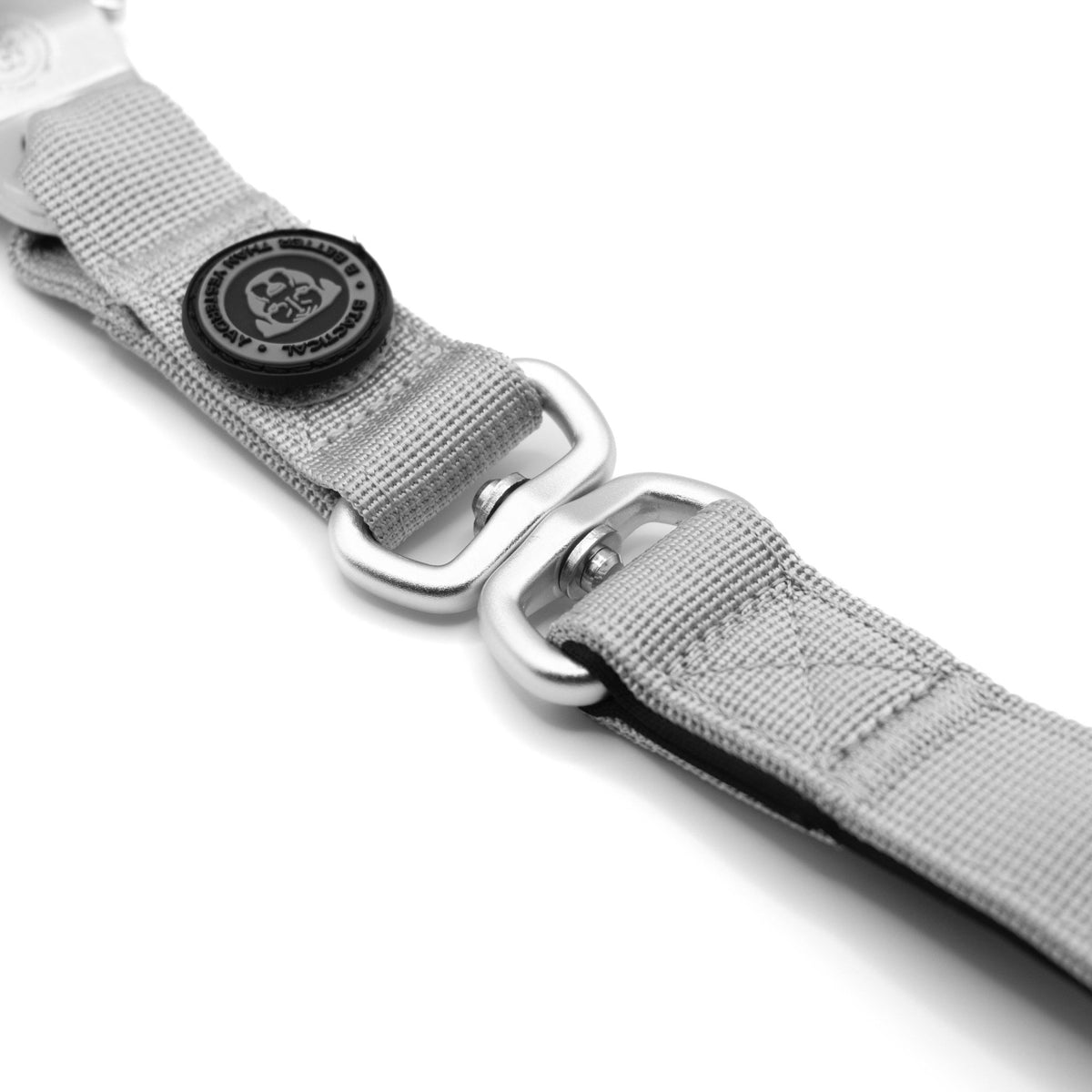 Nylon BTactical™ Frog Clip Lead | Misty Grey - Pet Supplier Store