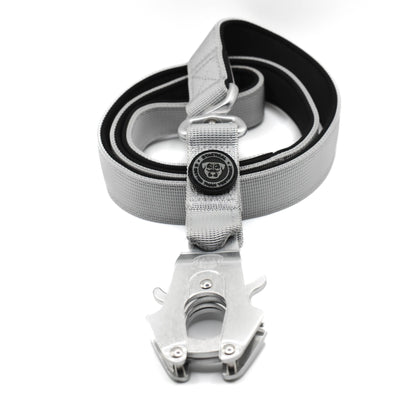 Nylon BTactical™ Frog Clip Lead | Misty Grey - Pet Supplier Store