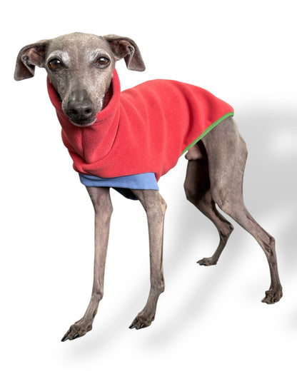 Open-Leg Fleece Vest - Coral - Pet Supplier Store