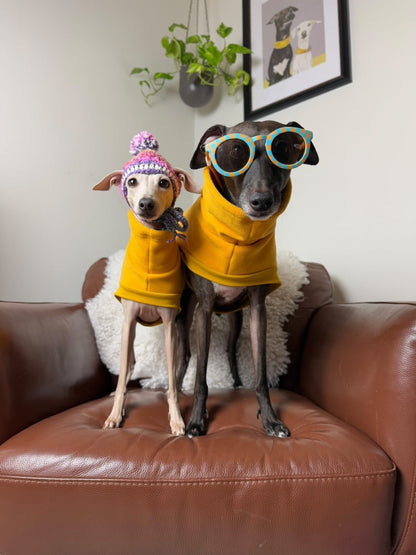 Open-Leg Fleece Vest - Yellow - Pet Supplier Store
