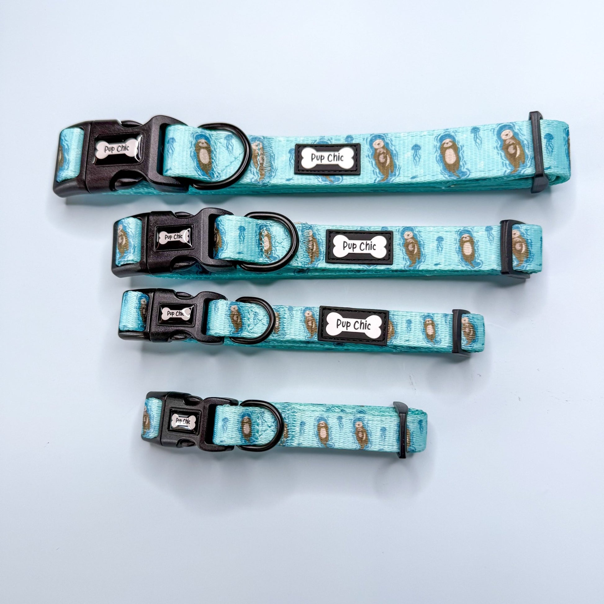 Otterly Lovely Dog Collar 🦦💙 - Pet Supplier Store