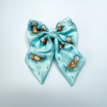 Otterly Lovely Sailor bow 🦦💙 - Pet Supplier Store