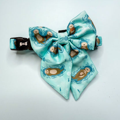 Otterly Lovely Sailor bow 🦦💙 - Pet Supplier Store
