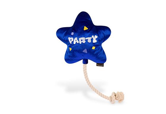 Party Time Best Day Ever Balloon Plush Dog Toy - Pet Supplier Store