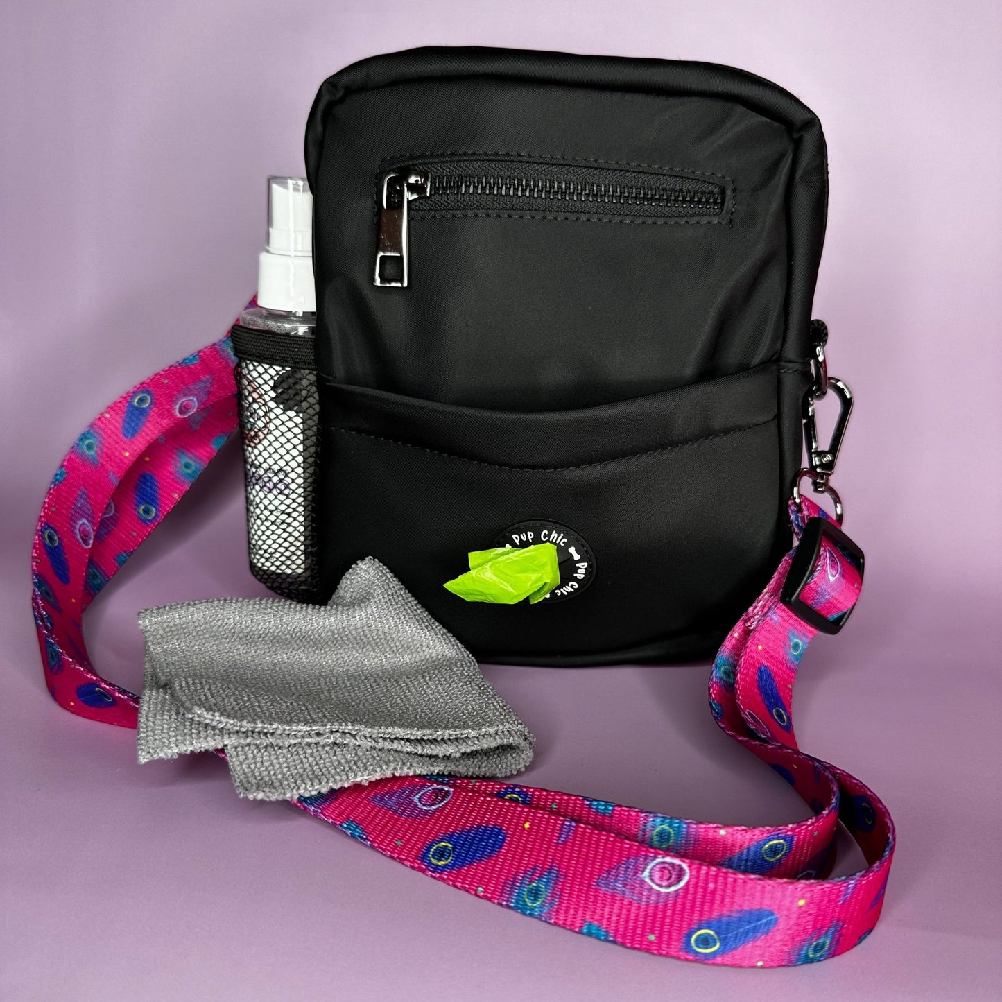 Peacock Power Dog walking bag - showerproof - Pet Supplier Store