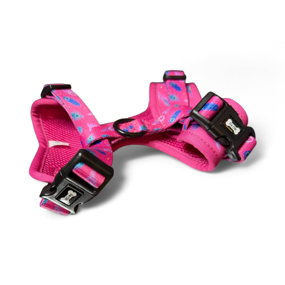 Peacock Power Step-In Adjustable Harness – Pretty, Practical & Perfect for Tiny Pups - Pet Supplier Store