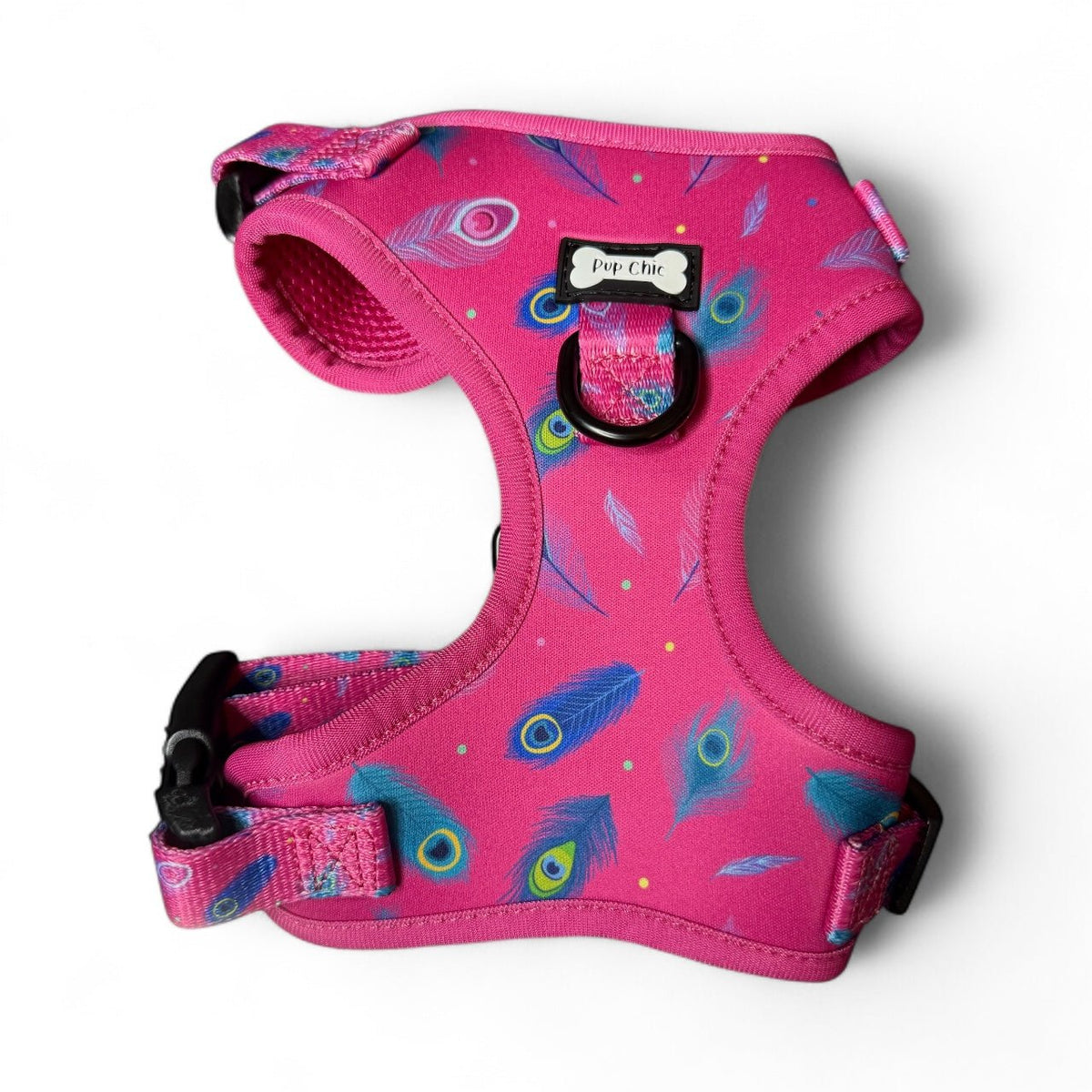 Peacock Power Step-In Adjustable Harness – Pretty, Practical & Perfect for Tiny Pups - Pet Supplier Store