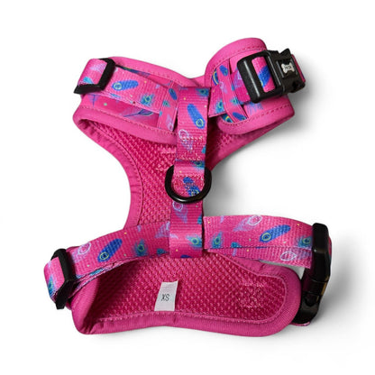 Peacock Power Step-In Adjustable Harness – Pretty, Practical & Perfect for Tiny Pups - Pet Supplier Store
