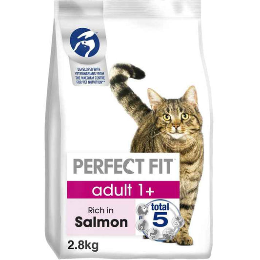 Perfect Fit Adult Dry Cat Food Salmon 750g - Pet Supplier Store