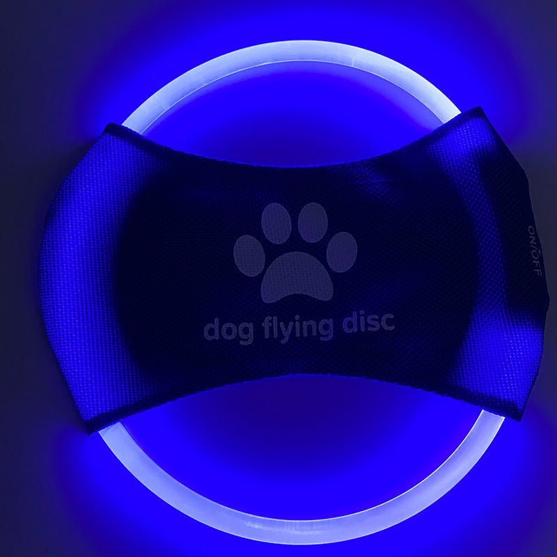 Pet LED Durable Accessory Night Rechargeable Frisbee - Pet Supplier Store