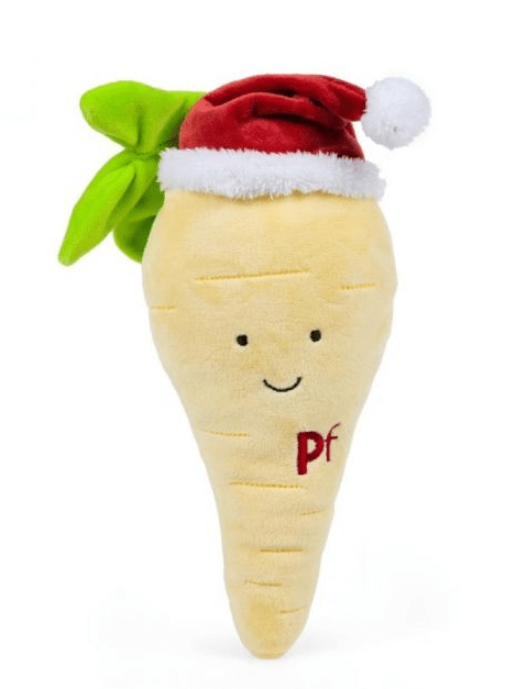 Petface Christmas Parsnip Plush Dog Toy - Pet Supplier Store