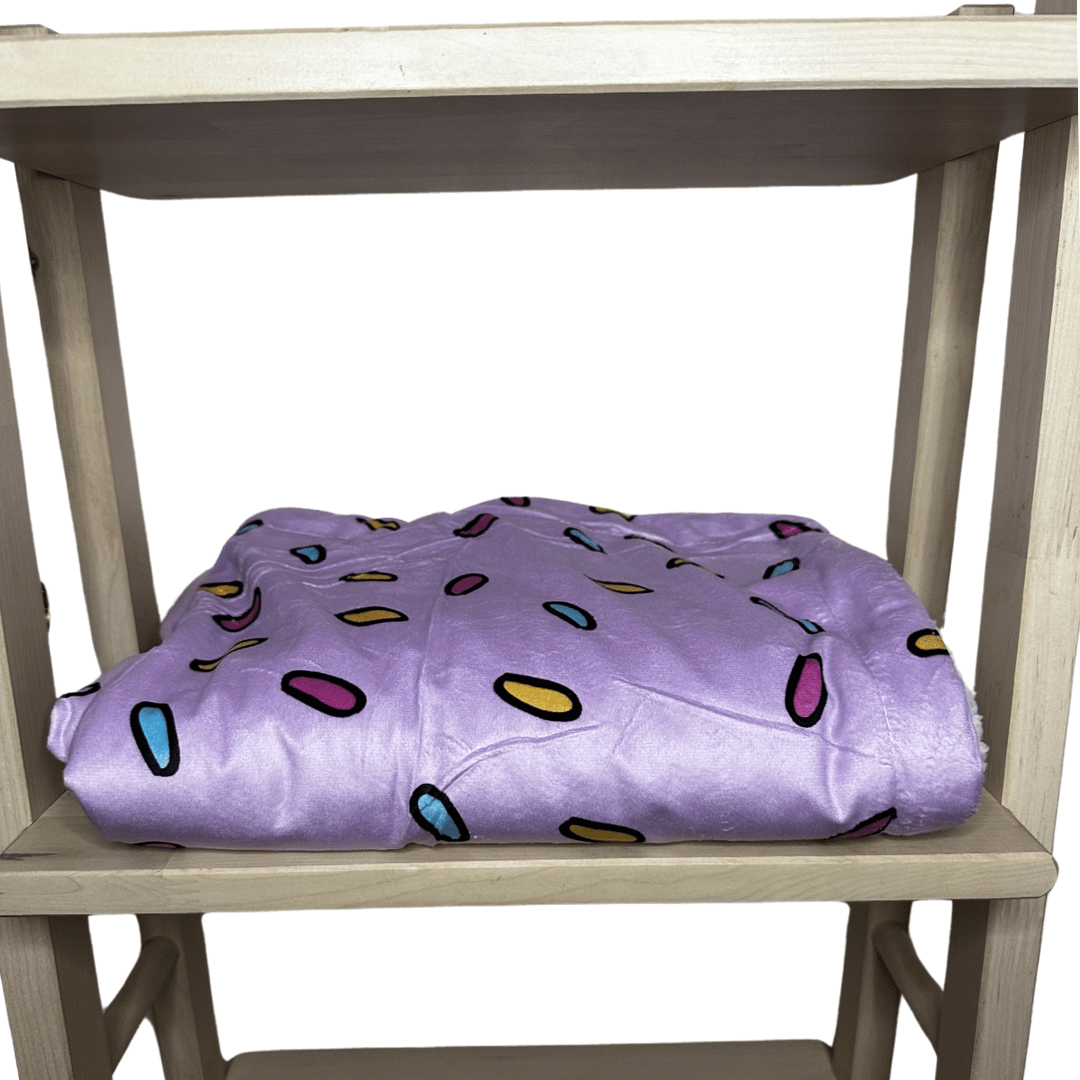 Pink Sprinkles For Days blanket LARGE - fleece dog blanket - Pet Supplier Store