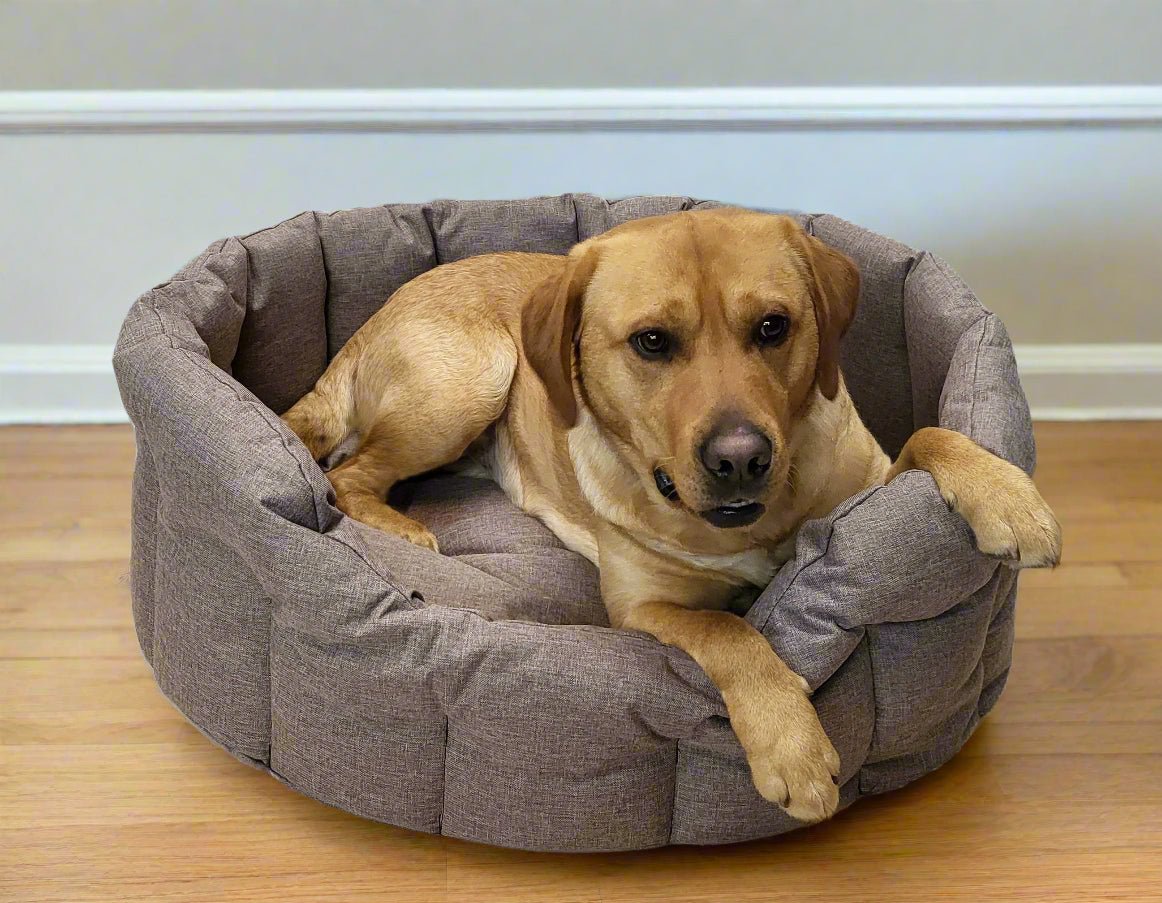 P&L Country Dog Tough Heavy Duty Oval High Sided Waterproof Dog Beds. - Pet Supplier Store