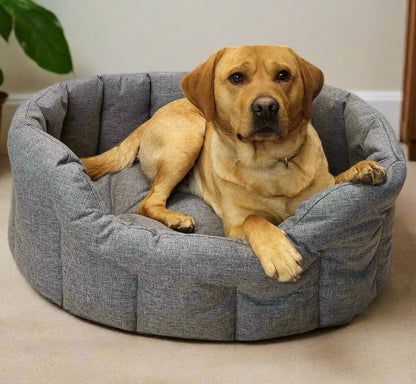 P&L Country Dog Tough Heavy Duty Oval High Sided Waterproof Dog Beds. - Pet Supplier Store