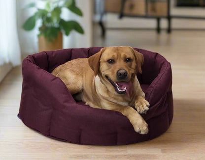 P&L Country Dog Tough Heavy Duty Oval High Sided Waterproof Dog Beds. - Pet Supplier Store