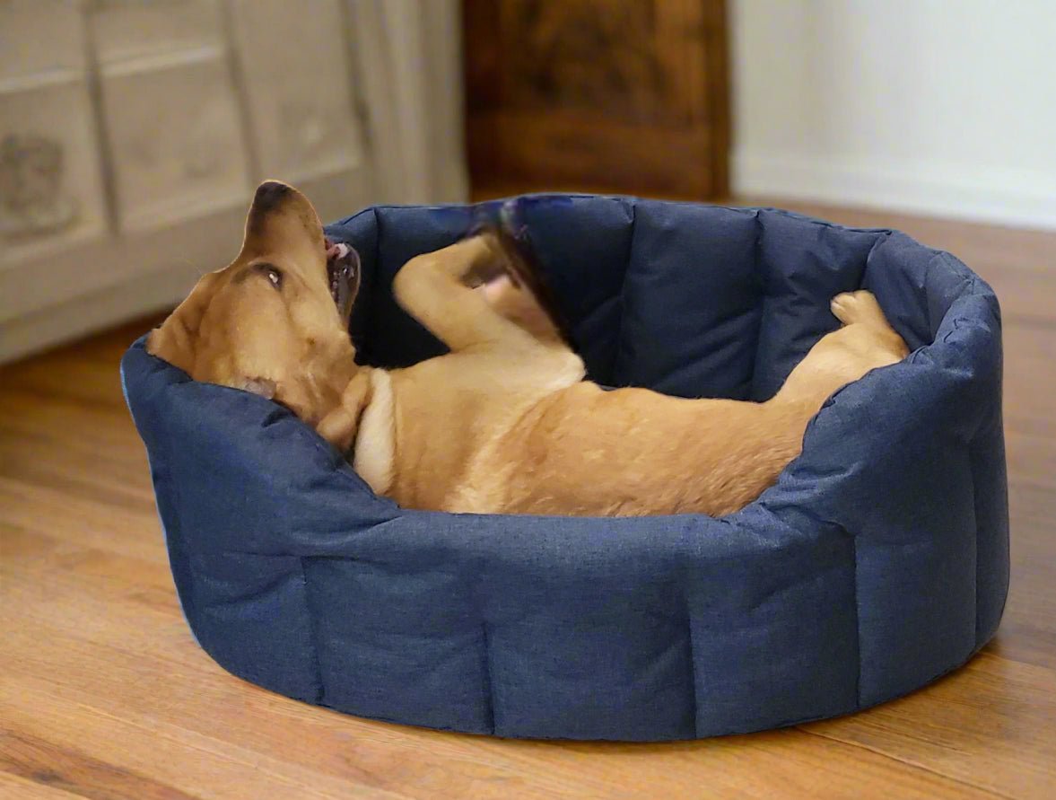 P&L Country Dog Tough Heavy Duty Oval High Sided Waterproof Dog Beds. - Pet Supplier Store