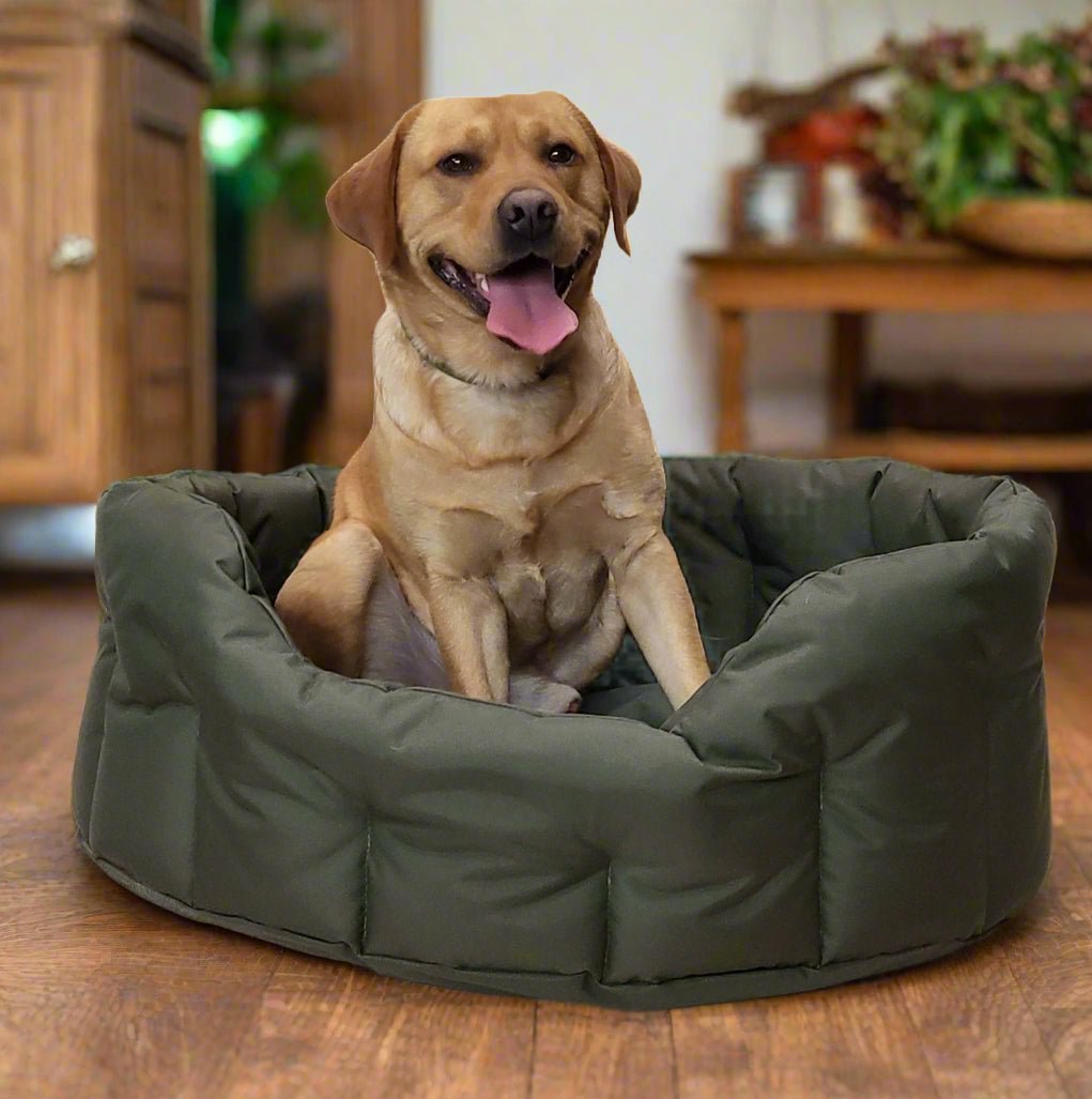 P&L Country Dog Tough Heavy Duty Oval High Sided Waterproof Dog Beds. - Pet Supplier Store