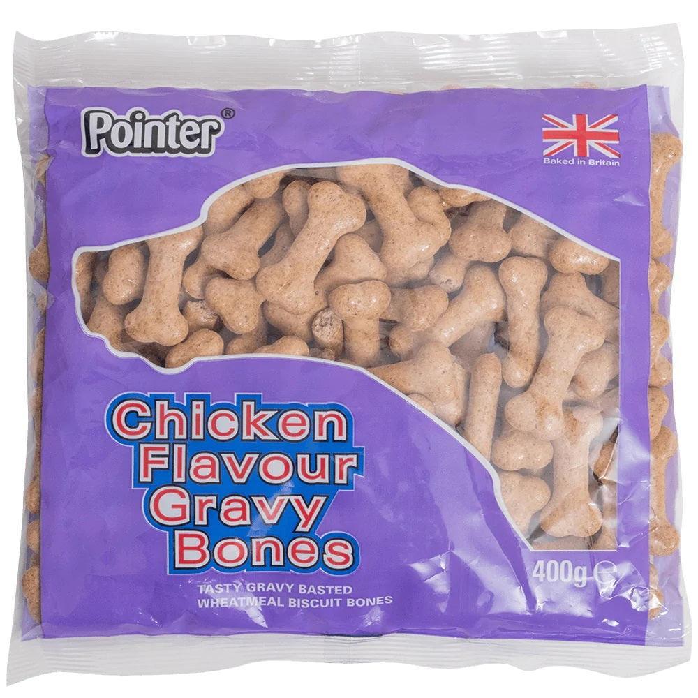 Pointer Chick Flavour Gravy Bones 400g - Pet Supplier Store