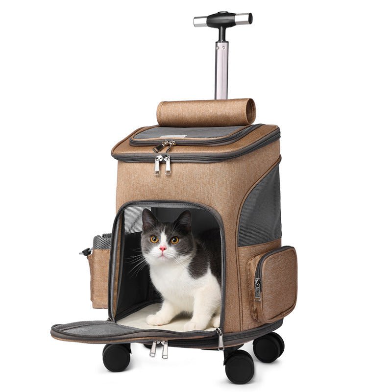 Portable traveling backpack spacious comfort pet carrier - Pet Supplier Store