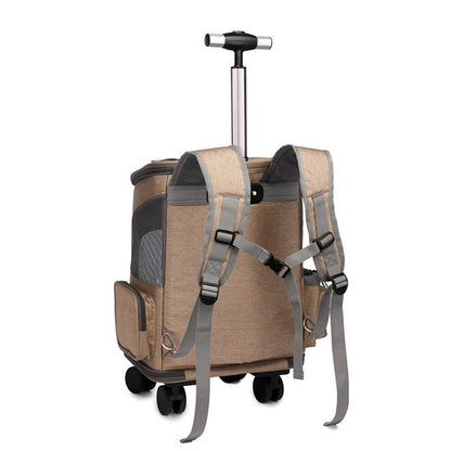 Portable traveling backpack spacious comfort pet carrier - Pet Supplier Store