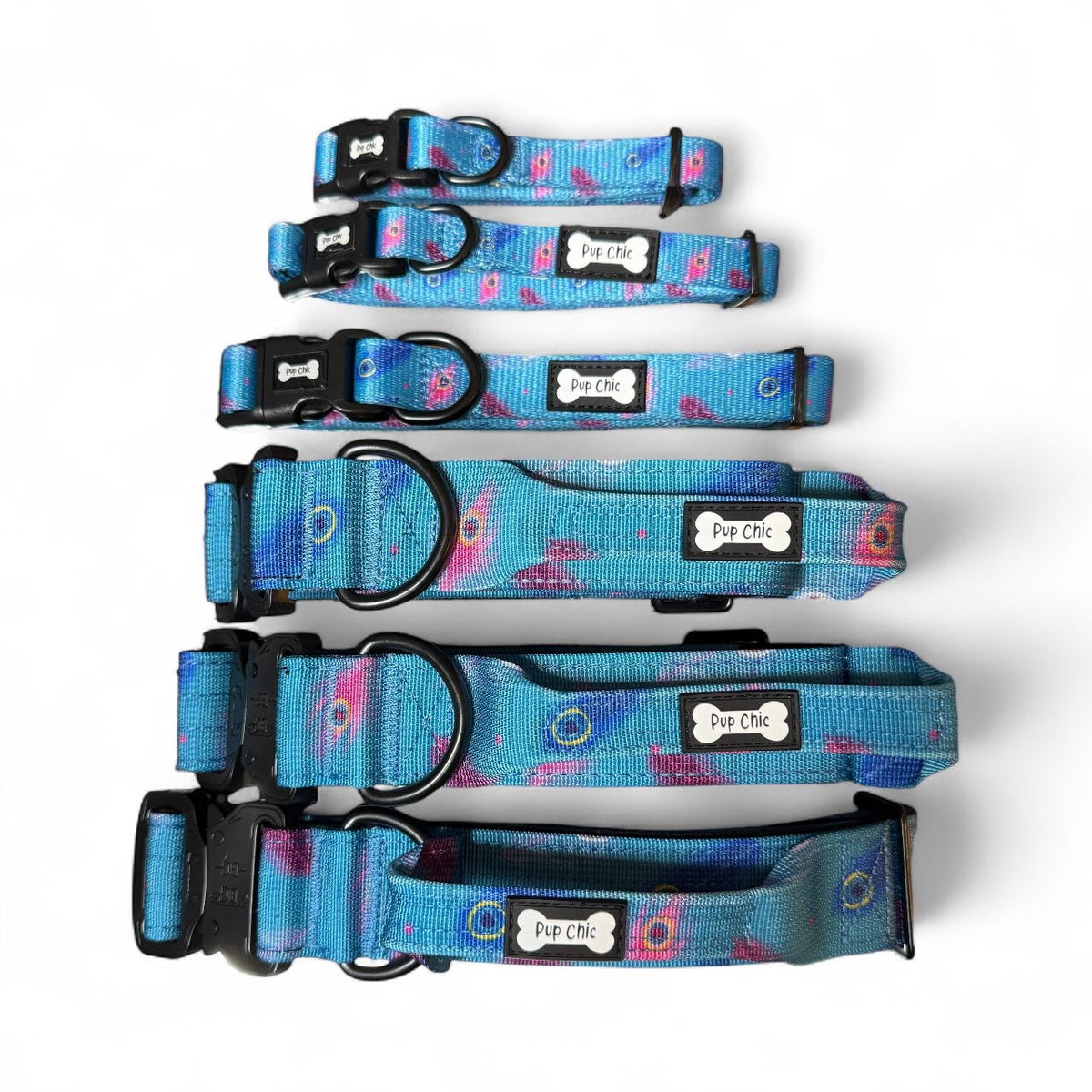 Power Peacock Adjustable & Tactical Dog Collars (XS–XL) – Bold Style for Every Size - Pet Supplier Store