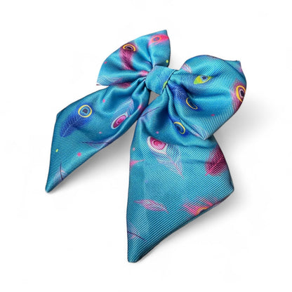 Power Peacock Sailor Bow – Bold, Beautiful & Perfect for Dress-Up Days - Pet Supplier Store