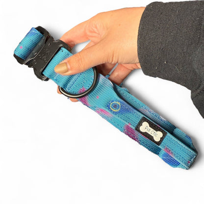 Power Peacock Tactical Dog Collar (M–XL) – Heavy-Duty Strength Meets Bold Style - Pet Supplier Store