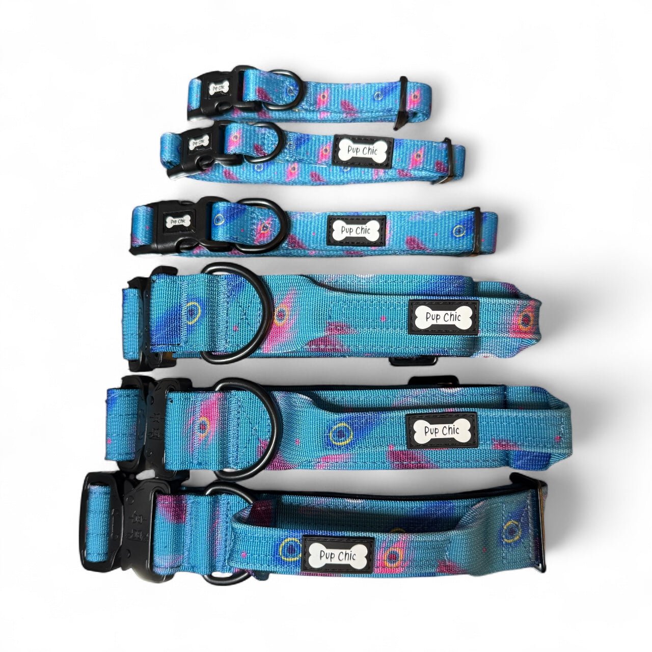 Power Peacock Tactical Dog Collar (M–XL) – Heavy-Duty Strength Meets Bold Style - Pet Supplier Store