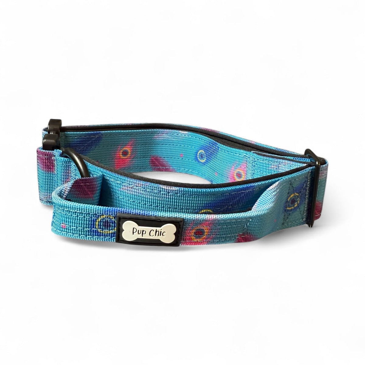 Power Peacock Tactical Dog Collar (M–XL) – Heavy-Duty Strength Meets Bold Style - Pet Supplier Store