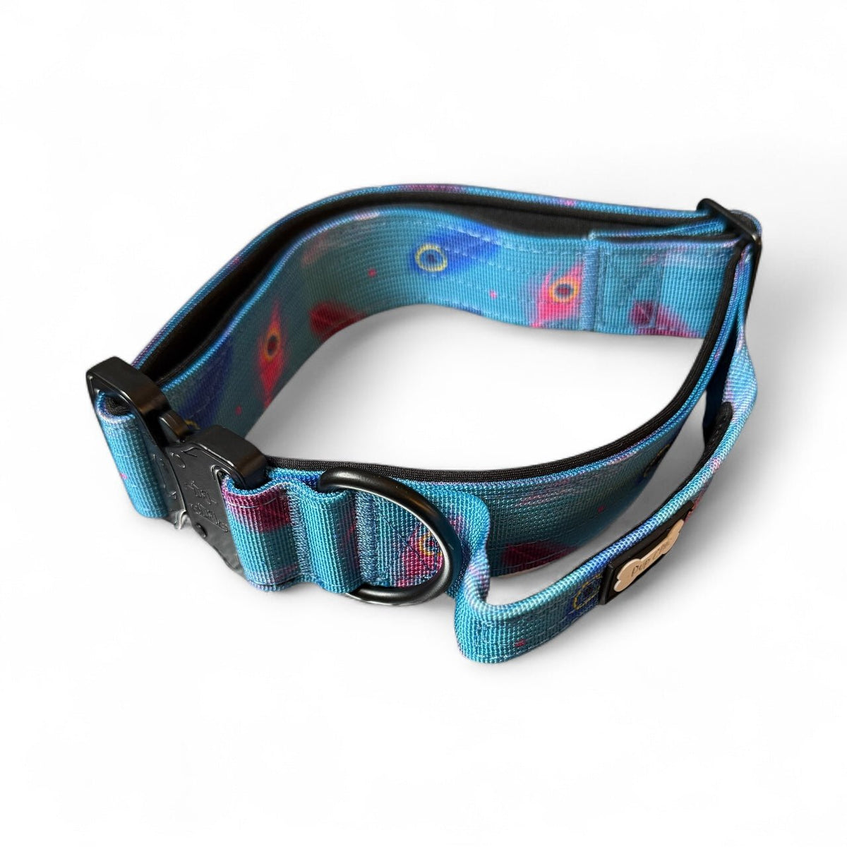 Power Peacock Tactical Dog Collar (M–XL) – Heavy-Duty Strength Meets Bold Style - Pet Supplier Store
