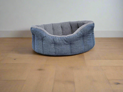 Premium Orkney Tweed Fleece Lined Bolster Beds - Pet Supplier Store