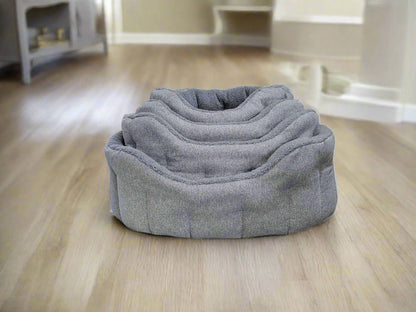 Premium Orkney Tweed Fleece Lined Bolster Beds - Pet Supplier Store