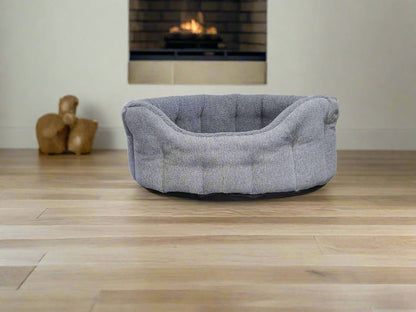Premium Orkney Tweed Fleece Lined Bolster Beds - Pet Supplier Store