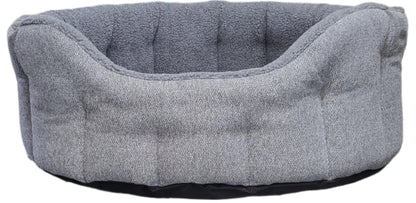 Premium Orkney Tweed Fleece Lined Bolster Beds - Pet Supplier Store