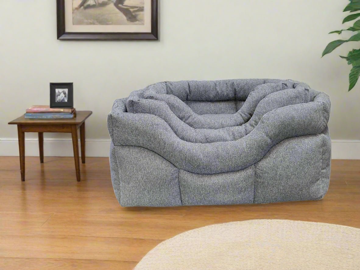 Premium Rectangular High Sided Orkney Tweed Beds - Pet Supplier Store