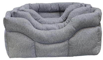 Premium Rectangular High Sided Orkney Tweed Beds - Pet Supplier Store