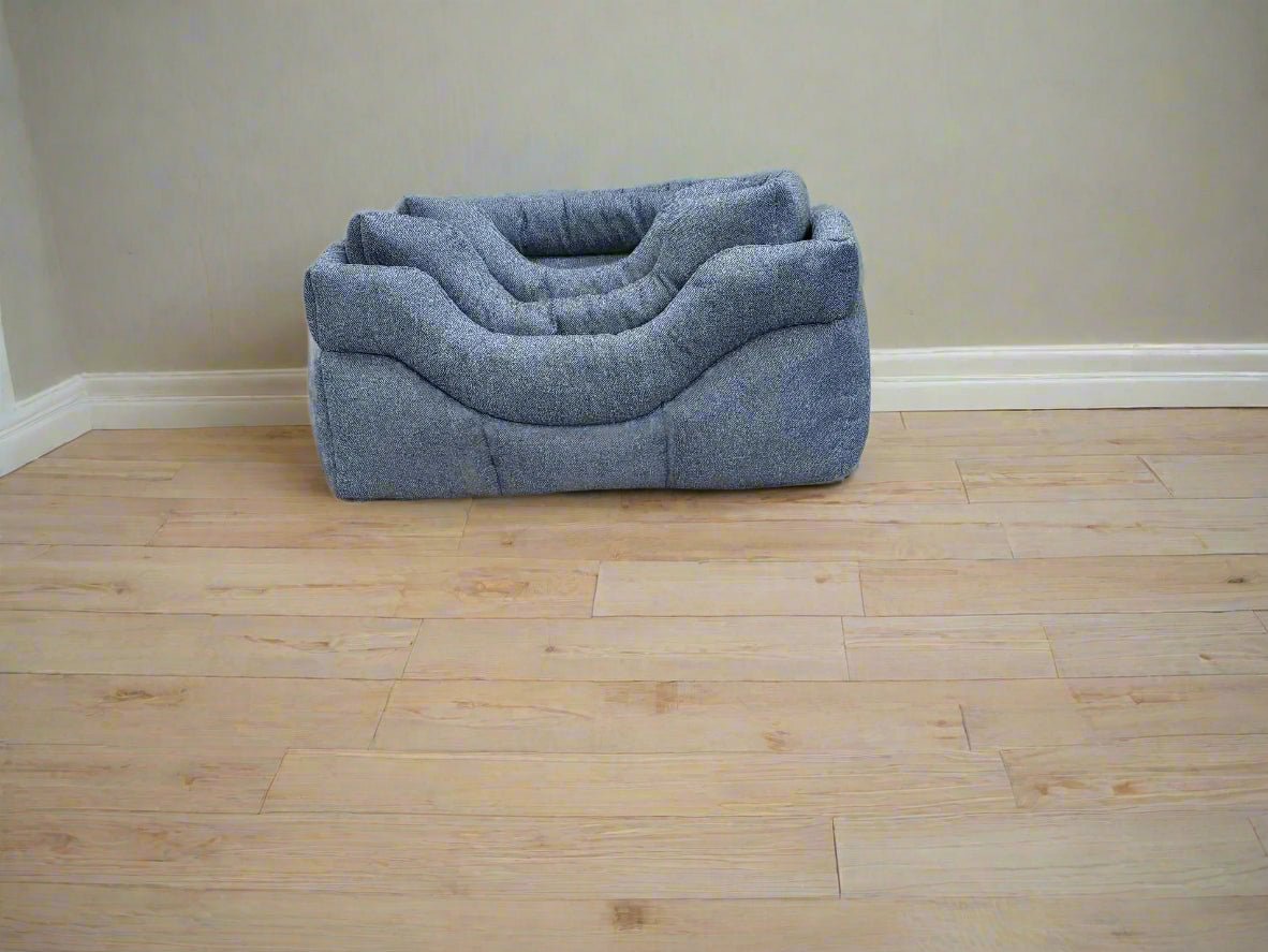 Premium Rectangular High Sided Orkney Tweed Beds - Pet Supplier Store