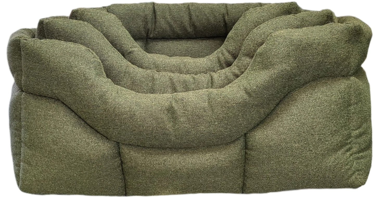 Premium Rectangular High Sided Orkney Tweed Beds - Pet Supplier Store