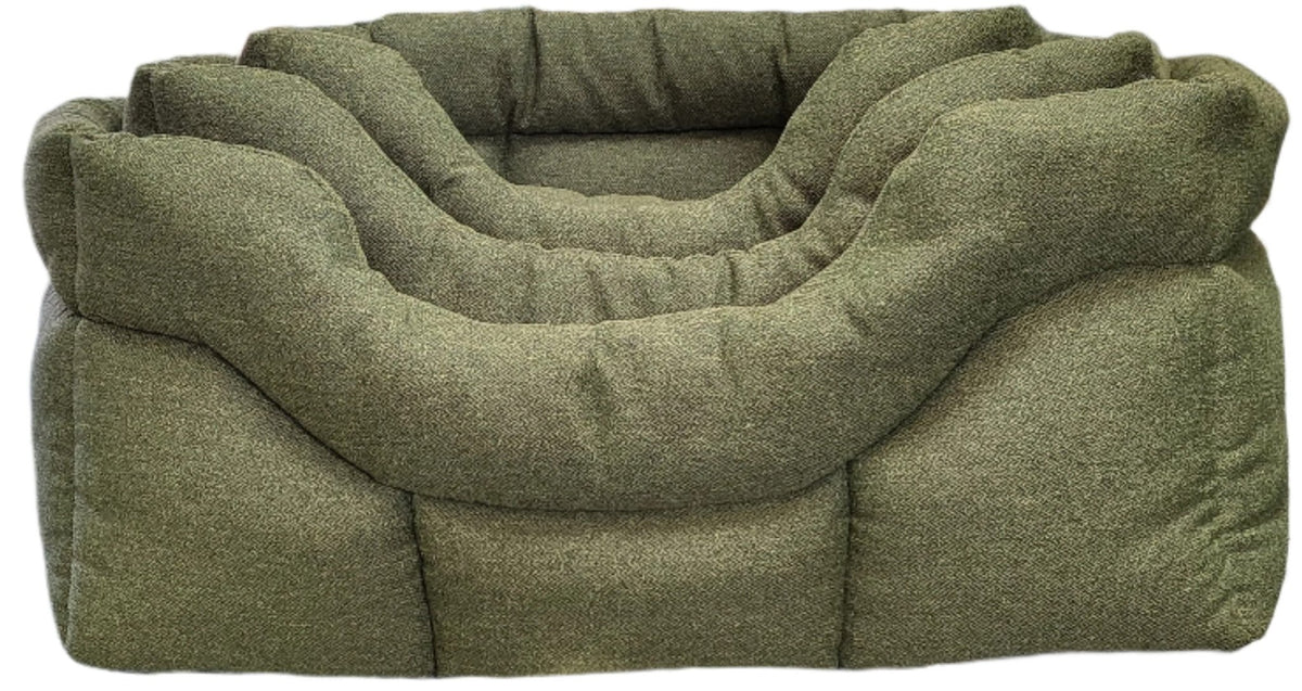 Premium Rectangular High Sided Orkney Tweed Beds - Pet Supplier Store