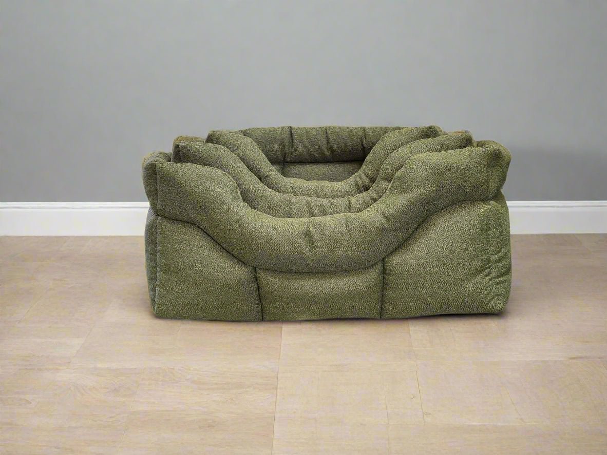 Premium Rectangular High Sided Orkney Tweed Beds - Pet Supplier Store