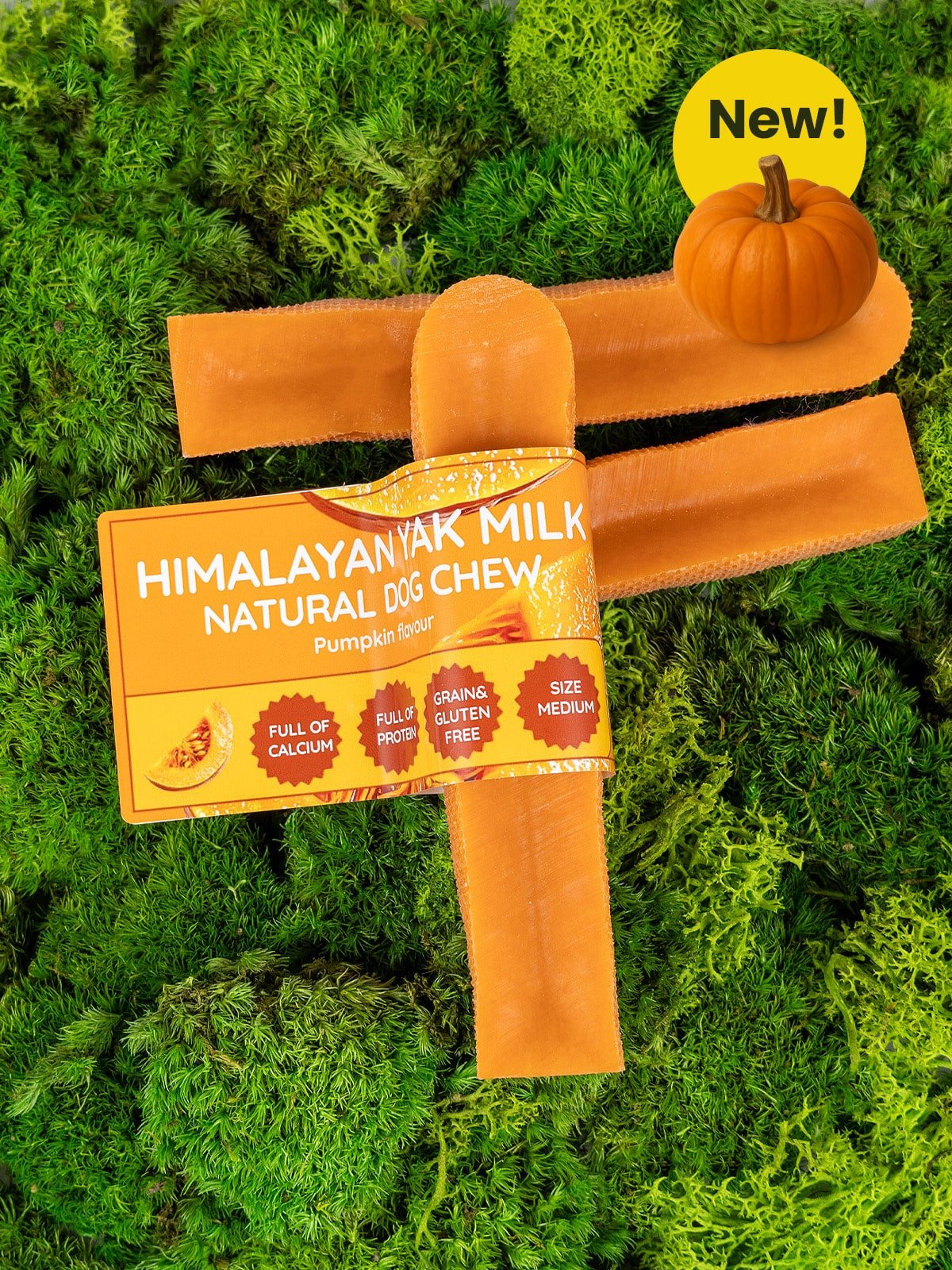 Pumpkin Yak Dog Chew - Pet Supplier Store