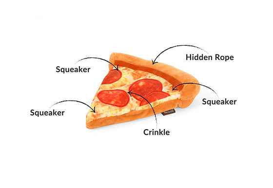 Puppy-roni Pizza dog toy - Pet Supplier Store
