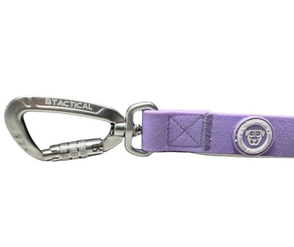 PVC BTactical™ Carabiner Clip Lead | Pastel Purple - Pet Supplier Store