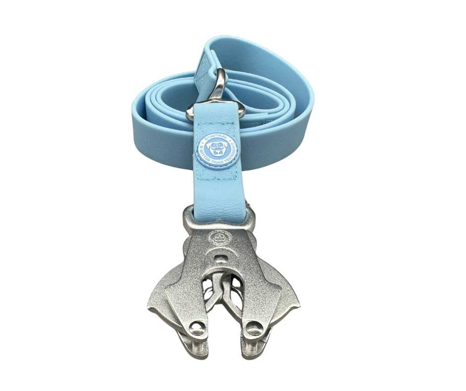 PVC BTactical™ Frog Clip Lead | Pastel Blue - Pet Supplier Store