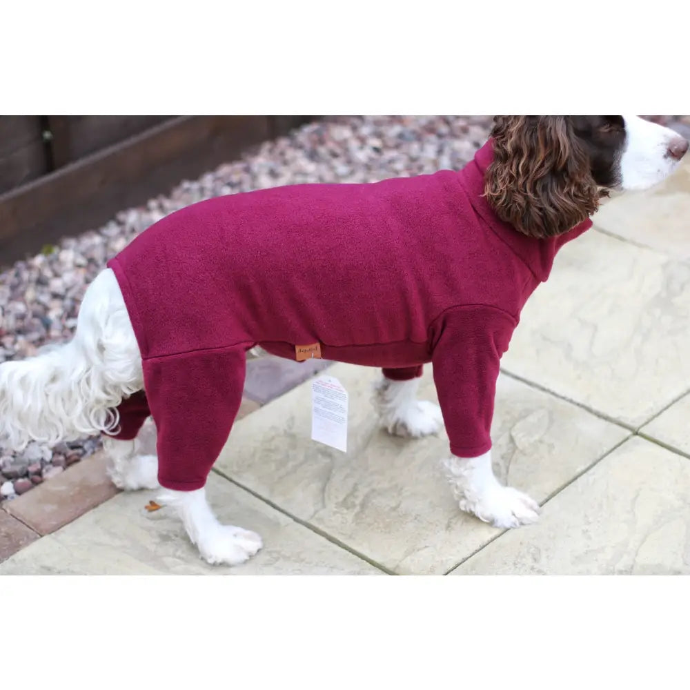 Standard Size Fleece Dog Jumpsuit - Ready to Ship | Hugo and Ted