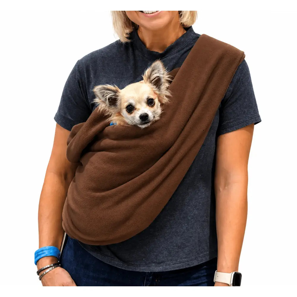 Standard Size Fleece Dog Sling Carriers - Ready to Ship | Hugo and Ted