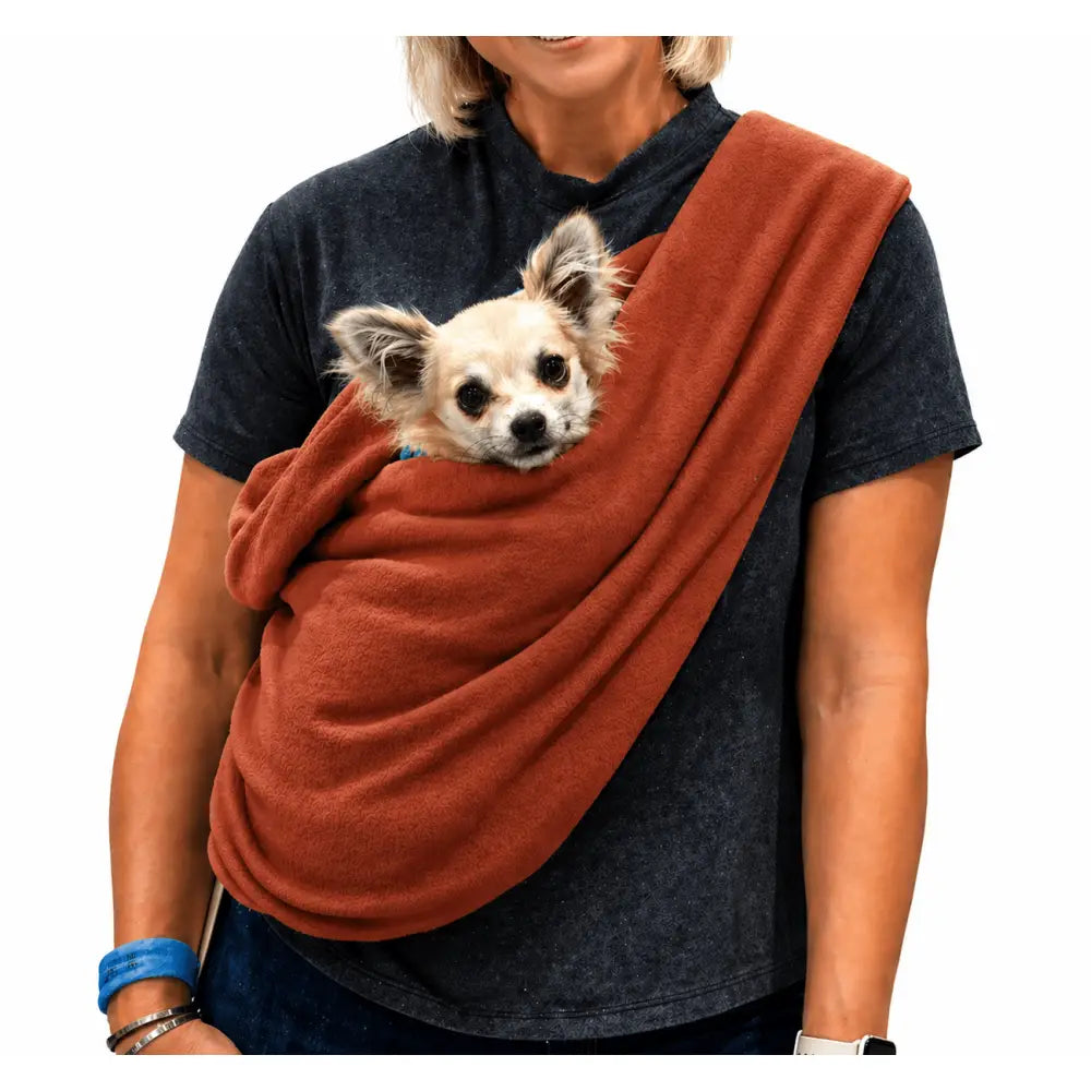 Standard Size Fleece Dog Sling Carriers - Ready to Ship | Hugo and Ted