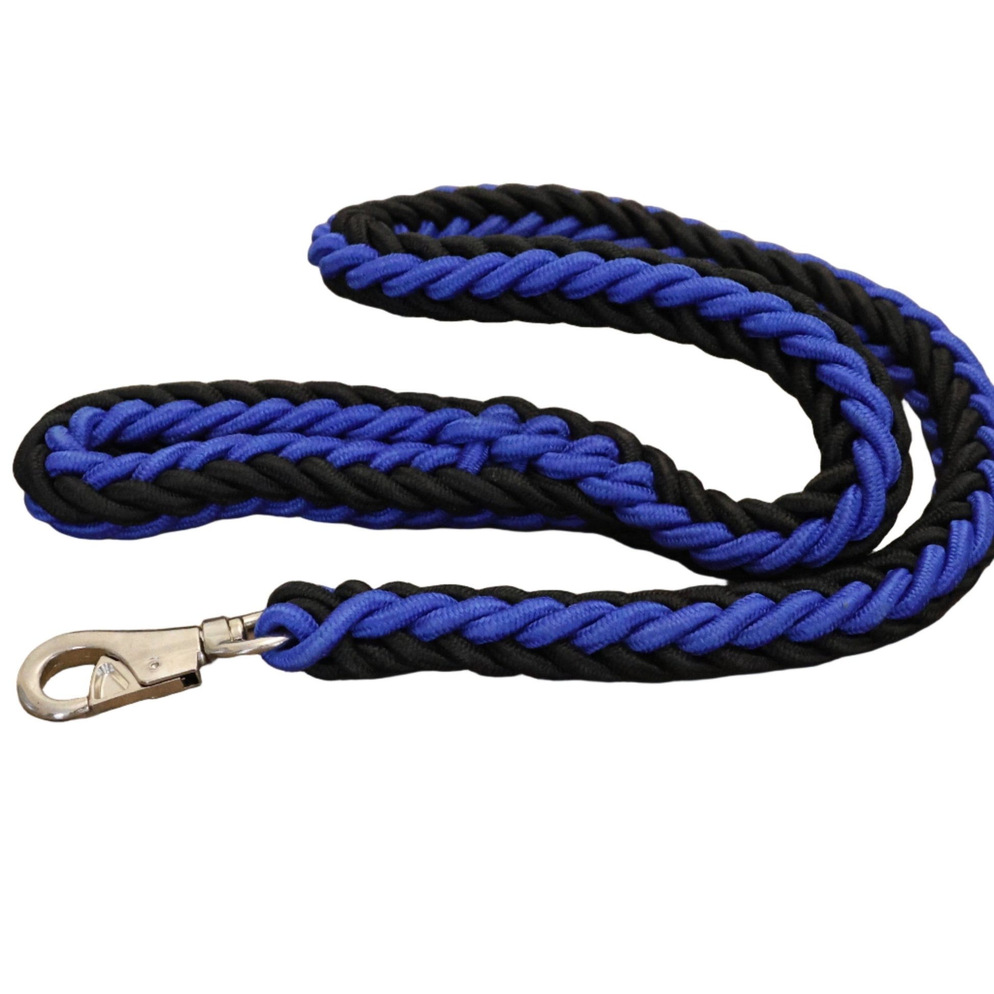 Rope Lead Black & Blue - Pet Supplier Store