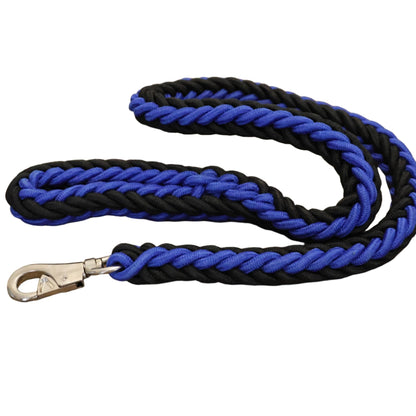 Rope Lead Black & Blue - Pet Supplier Store