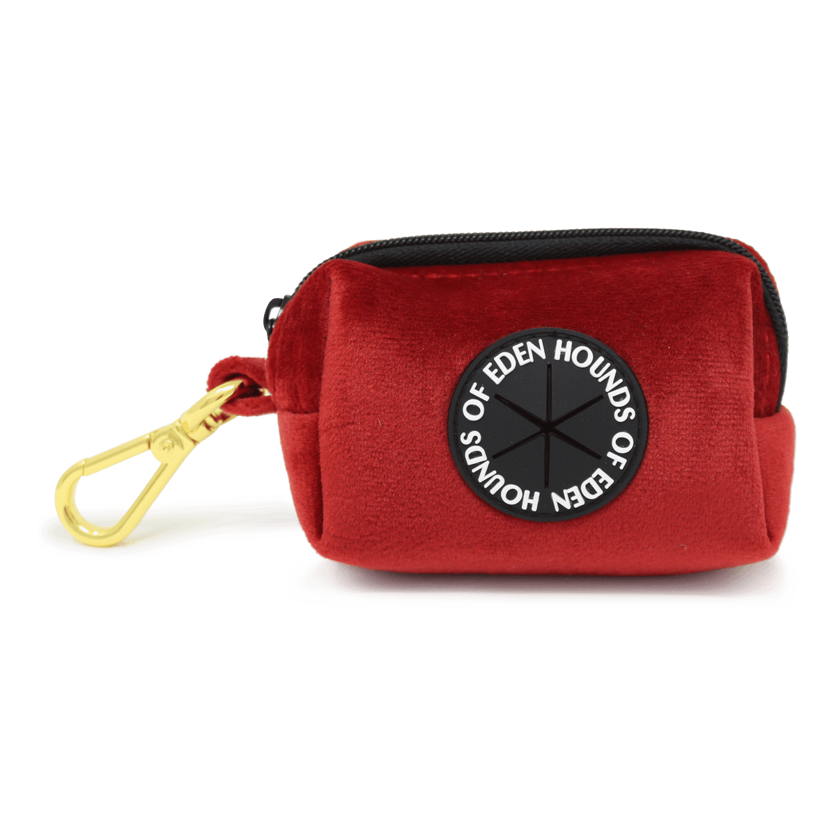 Ruby Red Velvet Poop Bag/Treat Holder - Pet Supplier Store